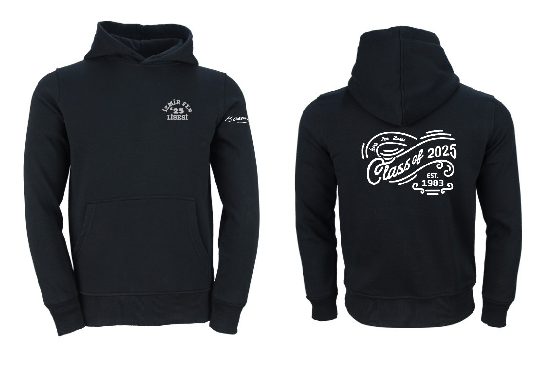 İzmir Fen Lisesi Hoodie & T-shirt Pack Class of 2025