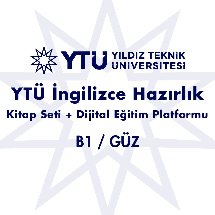 YTÜ İngilizce Hazırlık Kitap seti + Dijital Eğitim Platformu  B1 / GÜZ